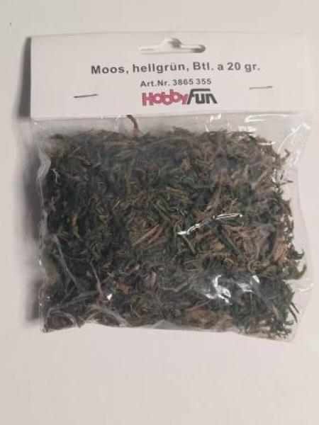 Moos, hellgrün, Btl. à 20 gr.