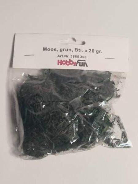 Moos, grün, Btl. à 20 gr.