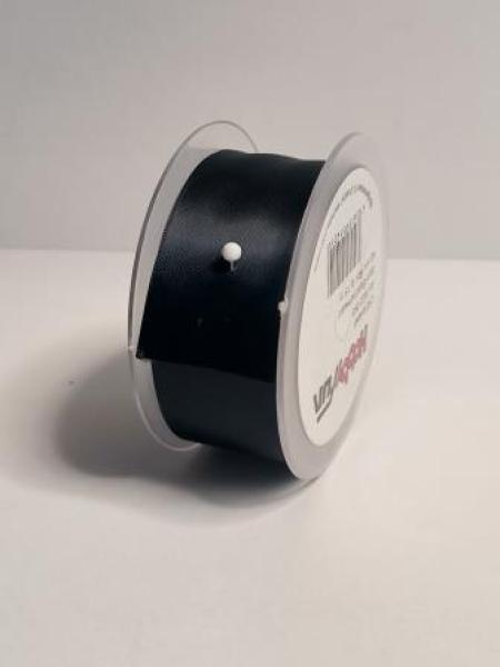 Satin-Band schwarz, 40 mm, Rol. à 15 m   ldm