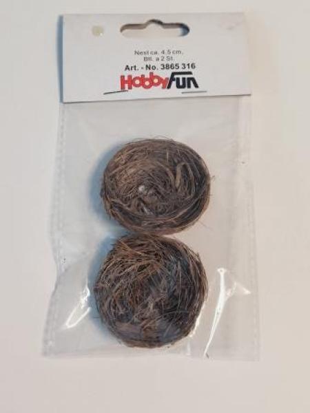 Nest ca. 4,5 cm, Btl. à 2 St.