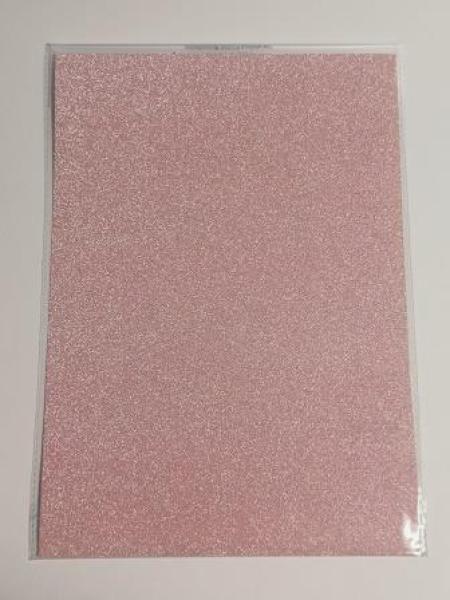 Glitzerfolie rosé, DIN A 4, Btl. à 2 St.