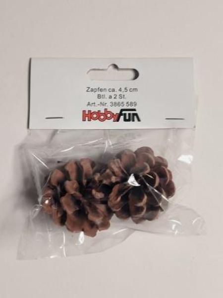 Zapfen ca. 4,5 cm, Btl. à 2 St.
