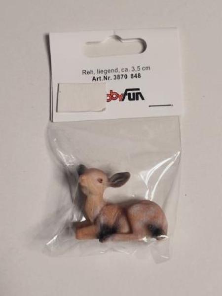Reh liegend, ca. 3,5 cm