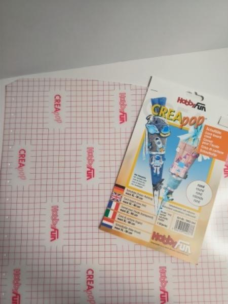 CREApop® Schultüte selbstklebend rund, 90 cm, "maxi XL"