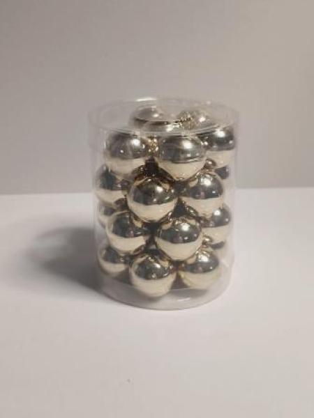 Glaskugeln gold, Ø 25mm 24 St.