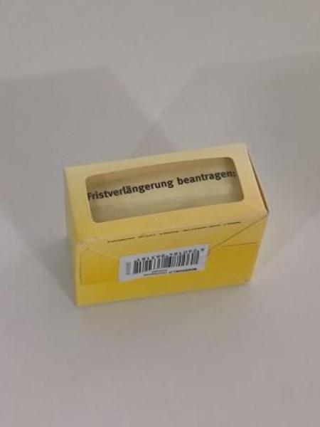 Haftnotizen 75 x 35 mm, gelb Fristverlängerung beantragen