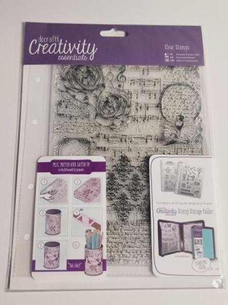 A5 Hintergrundstempel (1Stk) - Musikalität