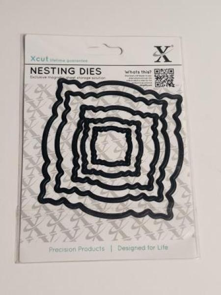 Stanzschablonen Verschachtelt (5Stk) - Kunstvoller Rahmen