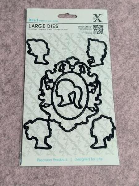 Decorative Dies (6pcs) - Cameos (Large)