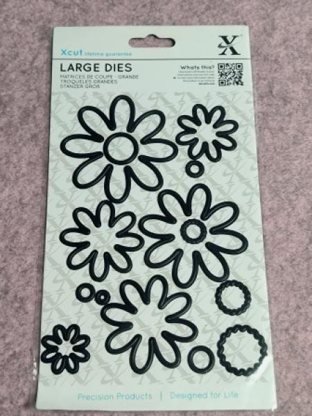 Stanzschablonen Dekorativ (14Stk) -Blumensträußchen