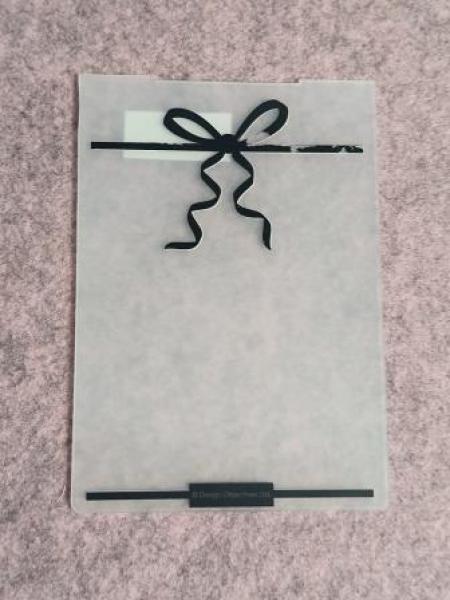 A6 Prägeschablonen - Schleifen Groß