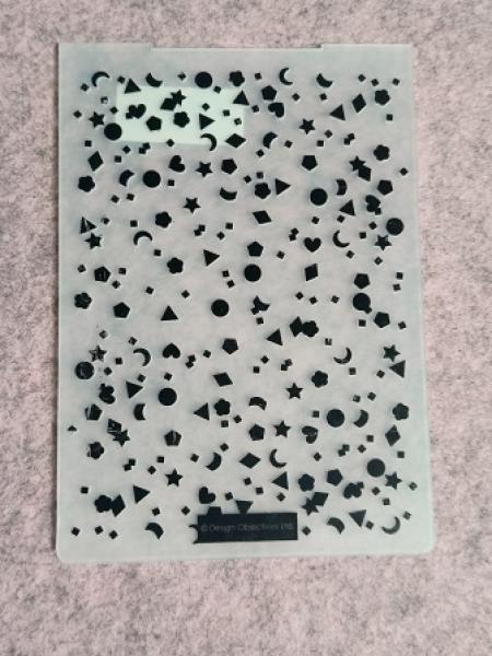 A6 Embossing Folder - Mixed Confetti