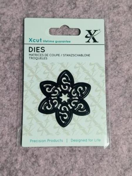 Mini-Stanzschablone (1Stk) - Blume Filigran