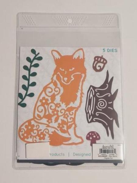 Stanzschablonen (5Stk) - Filigraner Fuchs