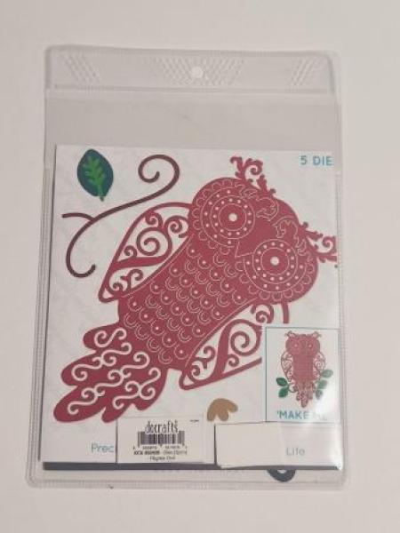 Stanzschablonen (5Stk) - Filigraner Eulen