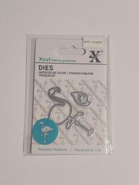 Mini-Stanzschablonen (2Stk) - Flamingo