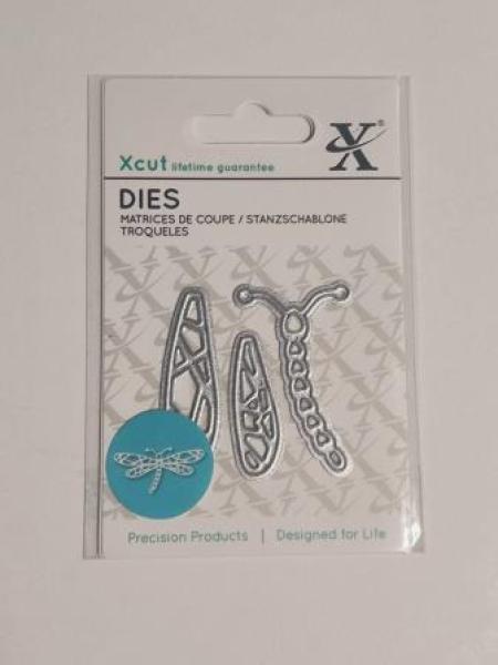 Mini Die (3pc) - Filigree Dragonfly