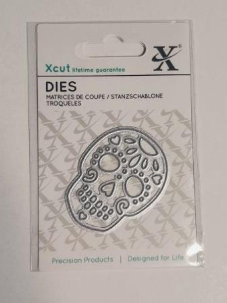 Mini-Stanzschablonen (1Stk) - Mexikanischer Totenkopf