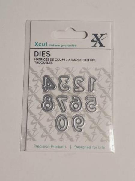 Mini-Stanzschablonen (10Stk) - Zahlen