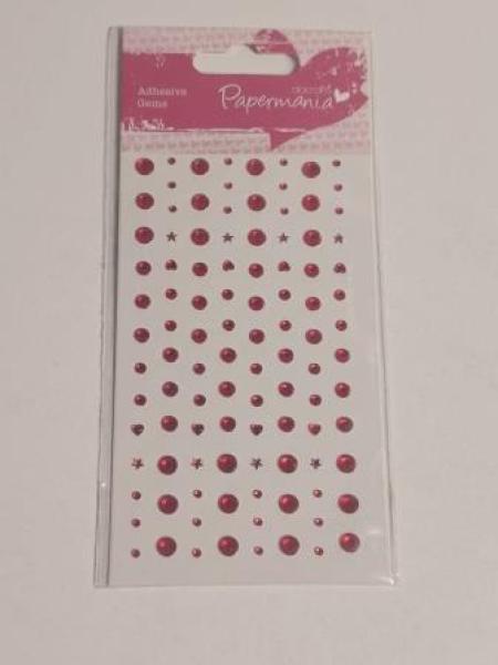 Schmucksteine Selbstklebend (104Stk) - Rot