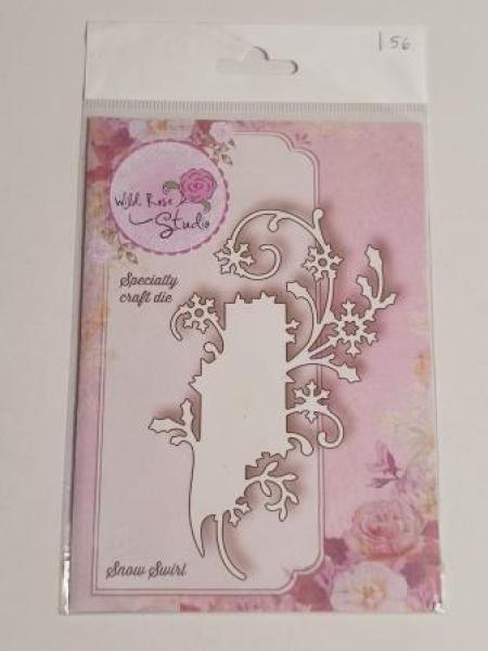 Stanzschablone Schneewirbel
