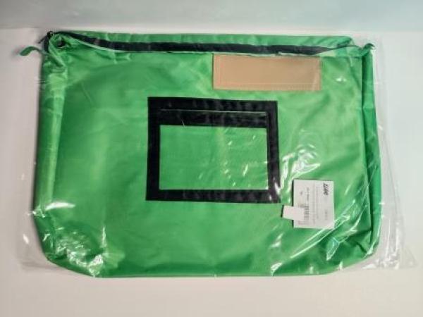 JPC Banktasche mit Dehnfalte, aus N ylon, grün (61900312)