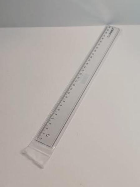 Lineal Plastik 30cm transparent