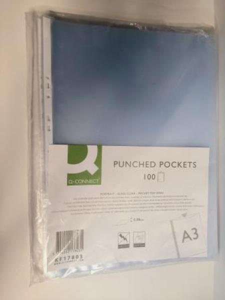 Prospekthülle A3h genarbt 10ST