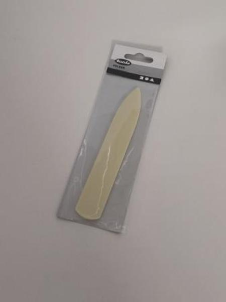 Falzbein aus Kunststoff für scharfe Kanten oder Falze zum Falten von Karton, Papier und Karten 14cm