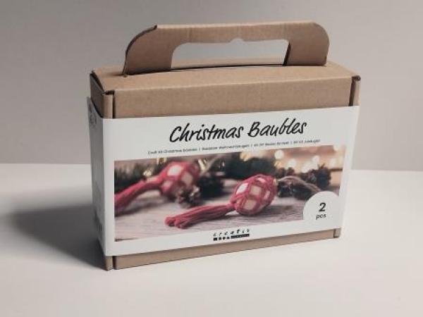 Kreativ Set Weihnachtskugeln Macramè