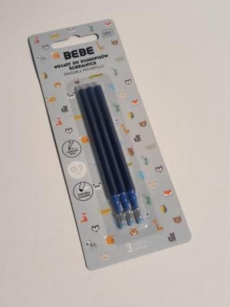 Ersatzminen für Stift BEBE 0,7mm 3er blau