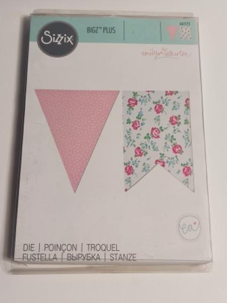 Stanzschablone Sizzix, Bigz Plus Die Bunting by Emily Atherton