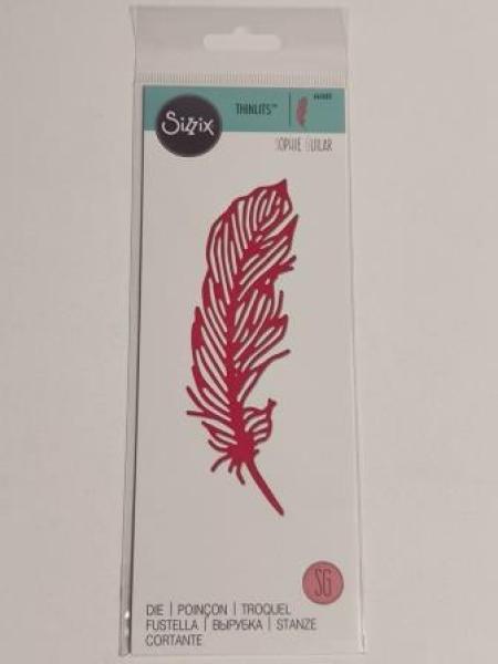 Stanzschablone Feder