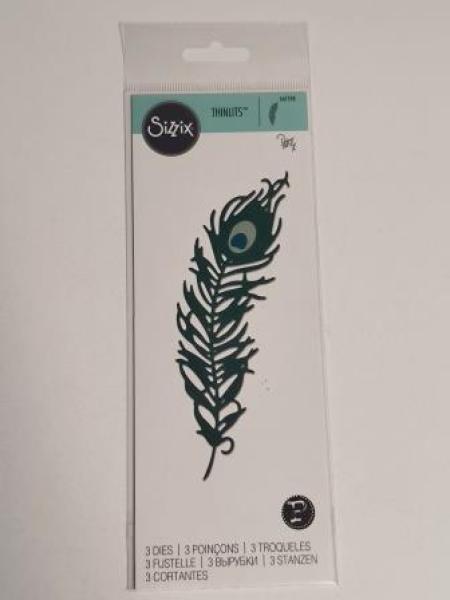 Stanzschablone Feder