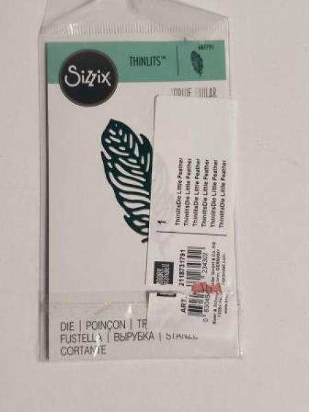 Stanzschablone Feder