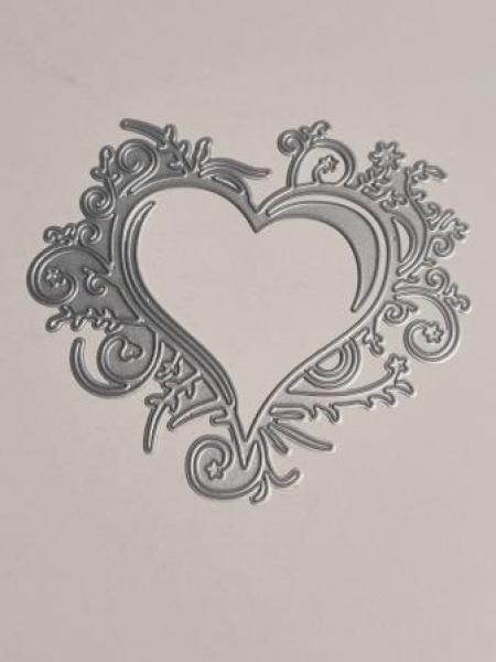 Stanzschablone  Herz