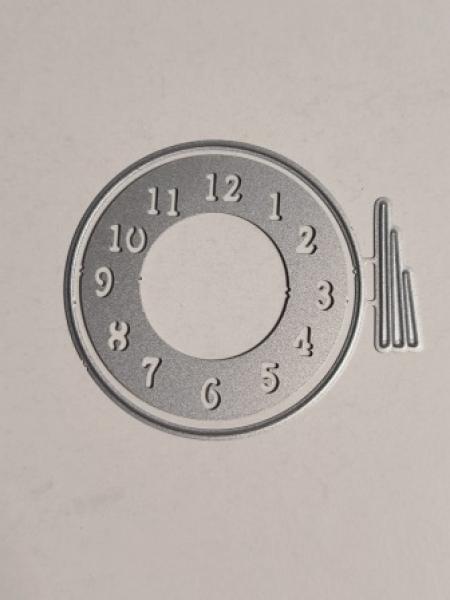 Stanzschablone  Uhr