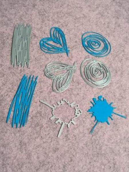 Stanzschablone  4er Set