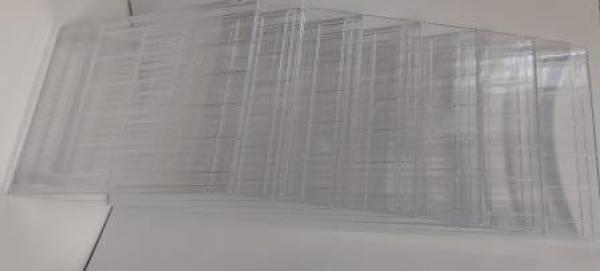 Prospekthalter Flexiboxx  A4 6ST transp.240x690x135mm, DURABLE 1709760400