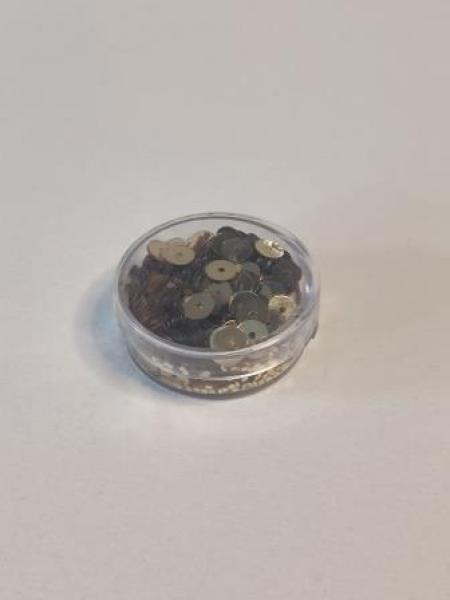 Paillettenscheiben 6mm 7g  gold