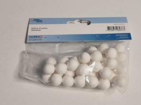 Wattekugel 15 mm 40 Stück
