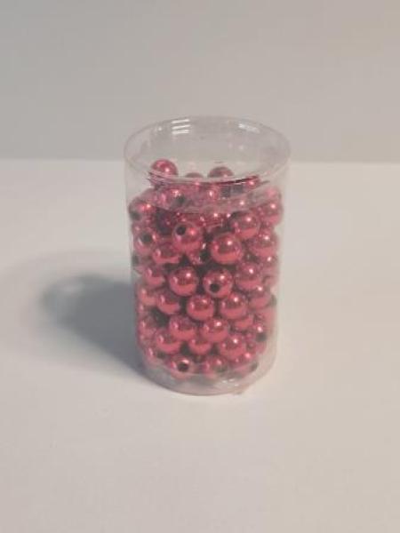 Bastelperlen 10 mm  75g rot