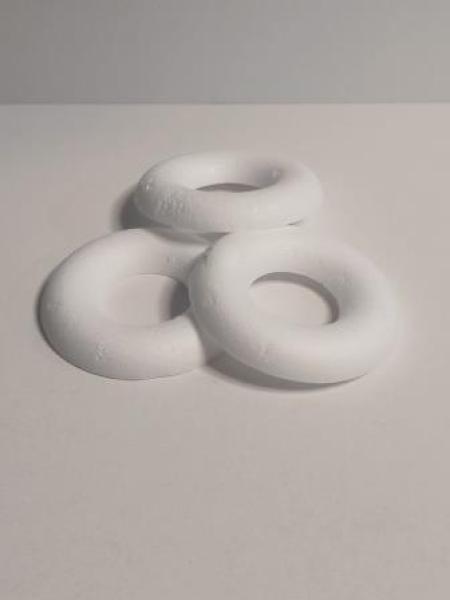 Styroporhalbring 7,5 cm 3 Stück