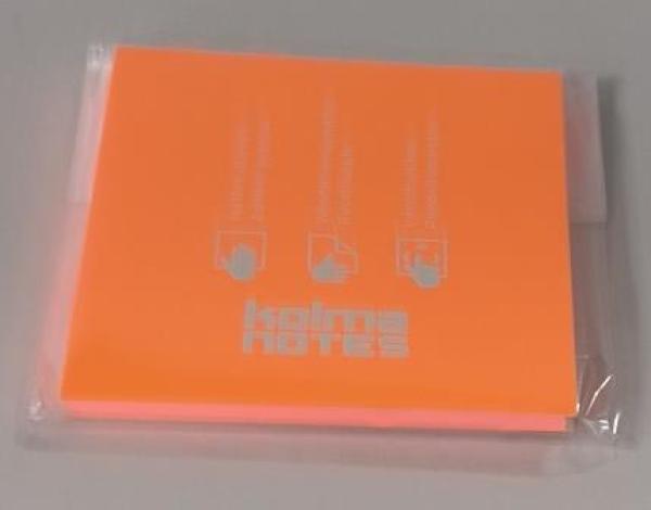 Haftnotizen NOTES, 76x76, 100 Blatt, orange, PP, haften statisch,