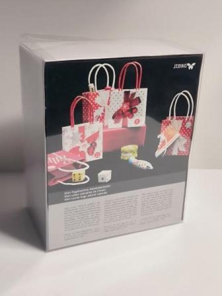 Mini Tragetaschen Adventskalender Stewo 25tlg rot / weiß