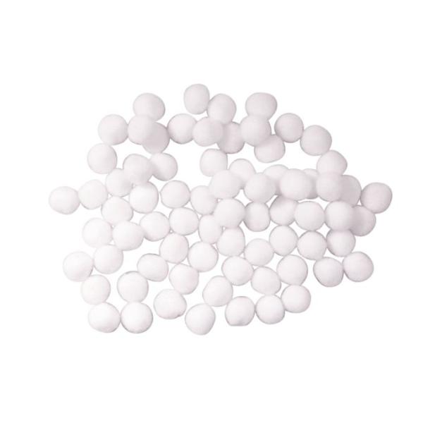 Pompons, weiß, 7 mm, SB-Btl. 70 Stück