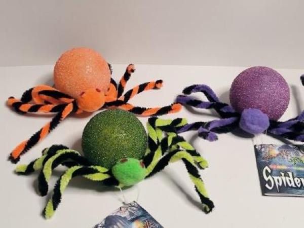 Spinnen mit Farbänderung 30cm 12er