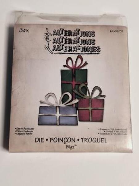 Stanzschablone Geschenke