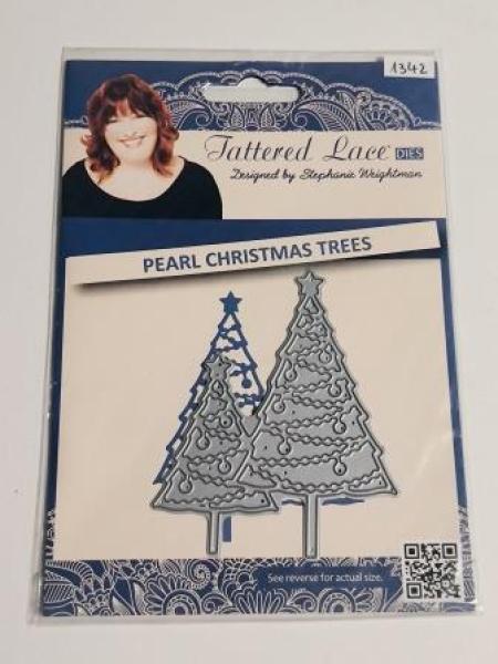 Stanzschablone Weihnachtsbäume