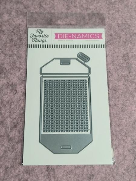 Stanzschablone Namensschild